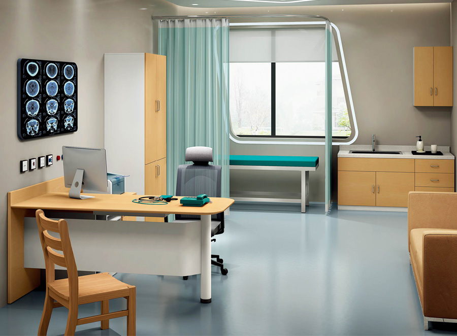 医生诊室家具配套 单人诊室 HY-M513